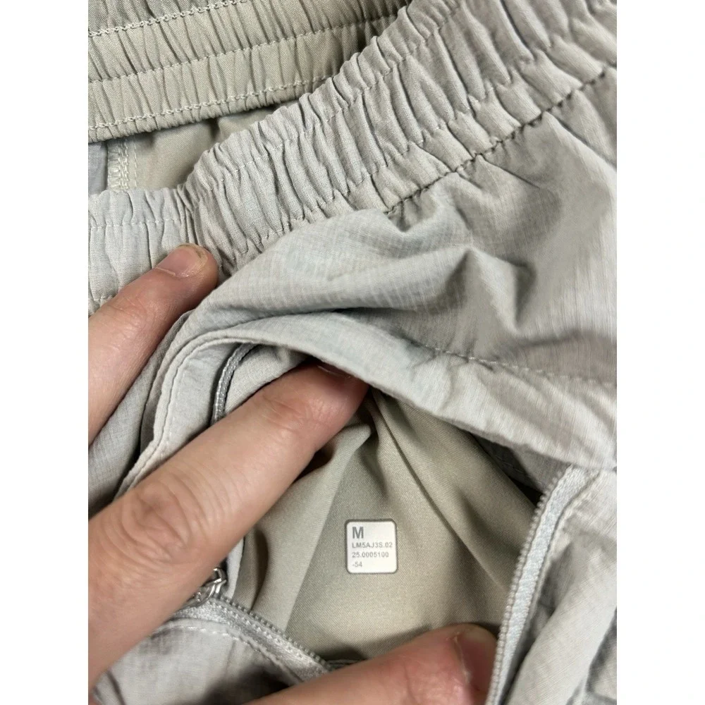 Lululemon Men's Ripstop Pull-On Classic-Fit Pants Medium Grey 30